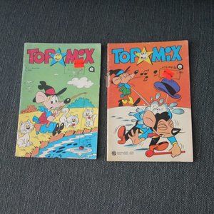Vintage Rare Top Mix Rat West Comic Books